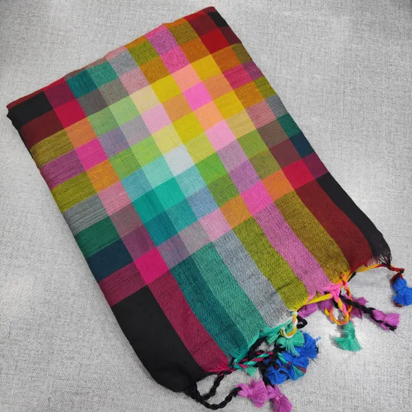 Original Soft Kadhi Cotton Rainbow saree | SR180